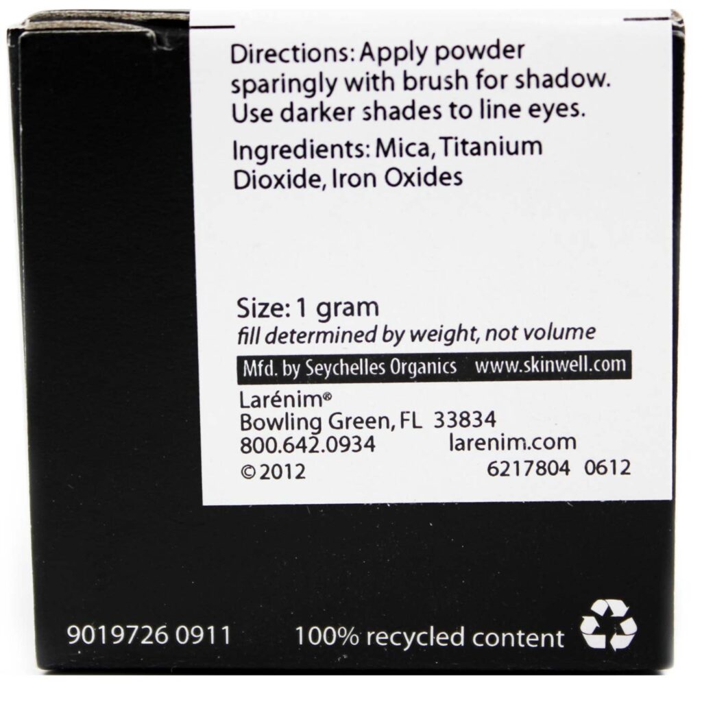 Larenim Mineral Maquiagem de Olhos Magia da Meia-Noite 1 Grama - Som Intenso e Duradouro - Imagem 2