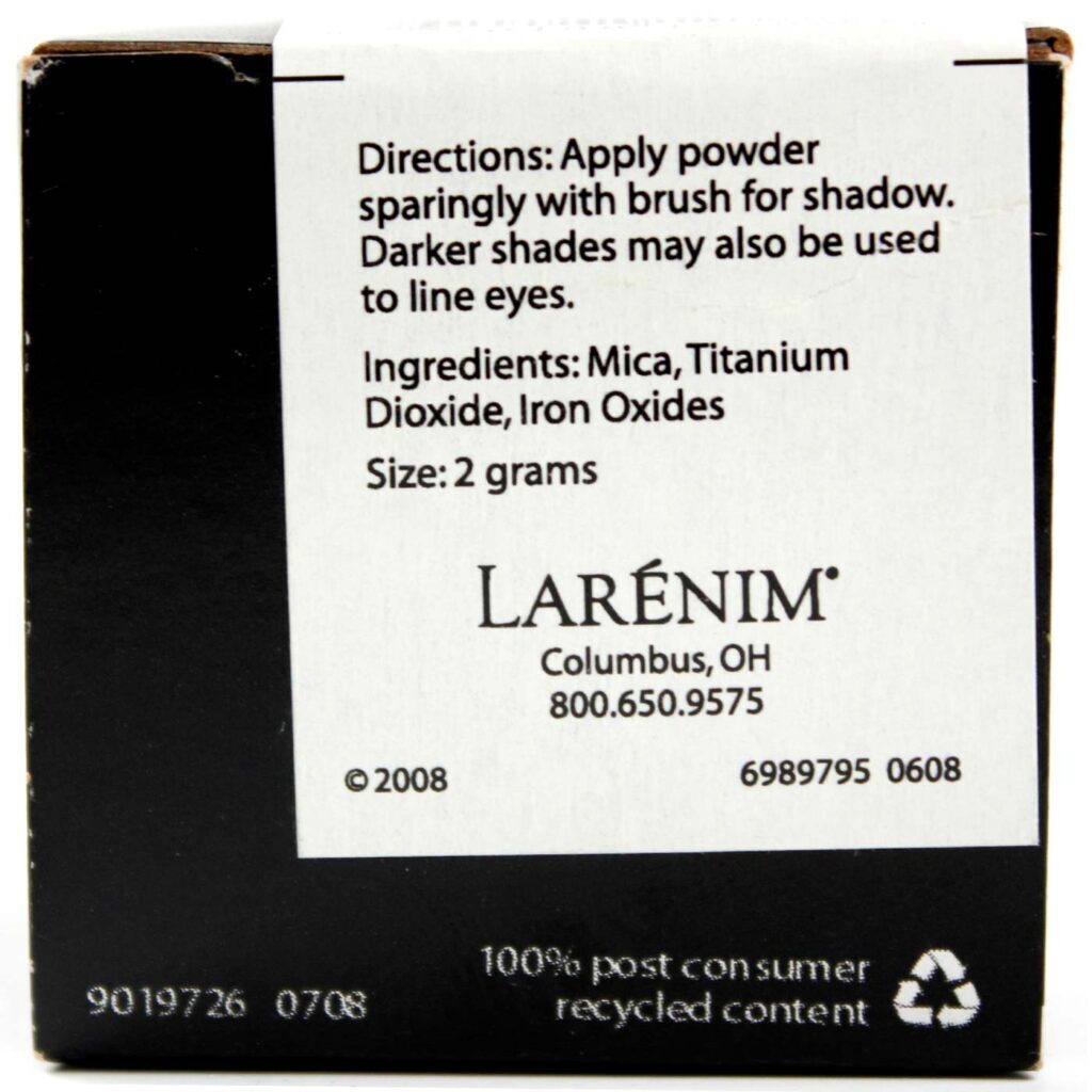 Larenim Maquiagem Mineral para Coloração dos Olhos - 1g | Beleza Mineral Pura - Imagem 2