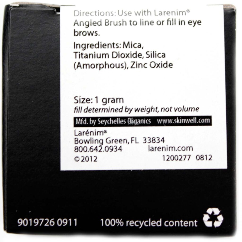 Larenim Mineral Makeup Just BrowZen Sombra em Pó Ruivo 1g - Cobre Perfeito para Sobrancelhas - Imagem 2