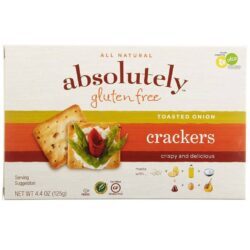 Biscoito Absolutamente Sem Glúten Cebola Torrada 6 Pacotes 125g - Sabor Autêntico