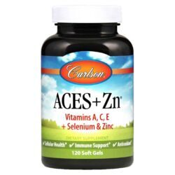 Carlson Labs Aces+Zinco - 120 Cápsulas: Otimize sua Imunidade e Bem-Estar