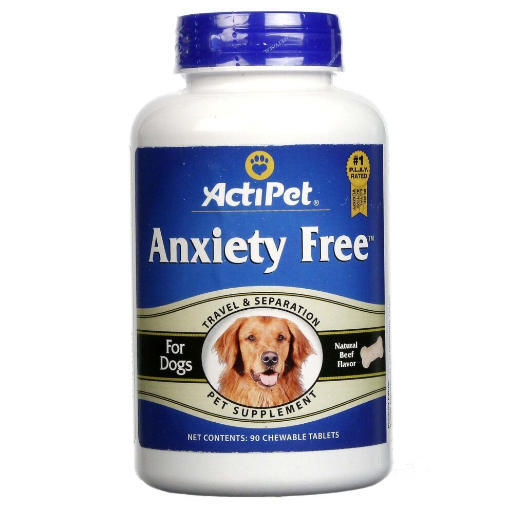 ActiPet Anxiety Free Sabor Carne - 90 Tabletes para o Bem-Estar Canino