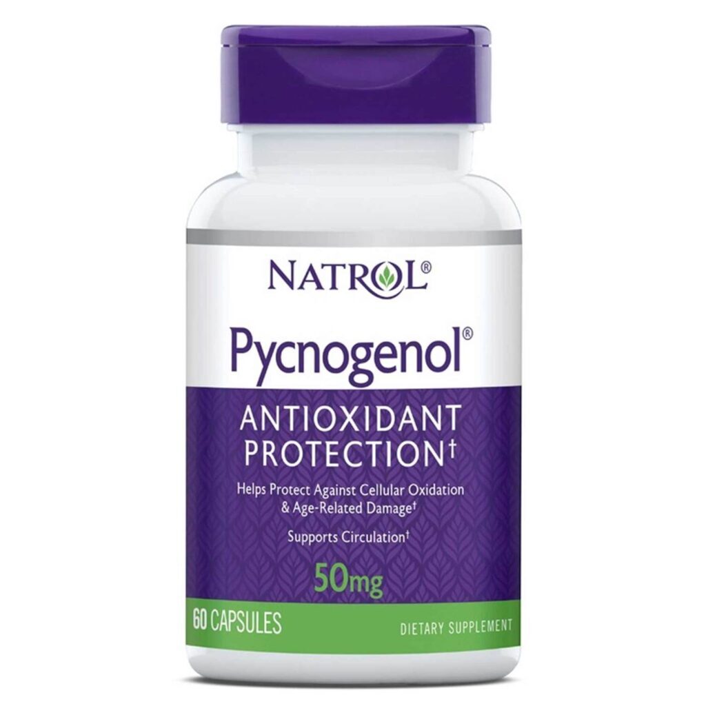 Natrol Pycnogenol 50 mg - 60 Cápsulas: Antioxidante Poderoso para Pele e Circulação no Brasil