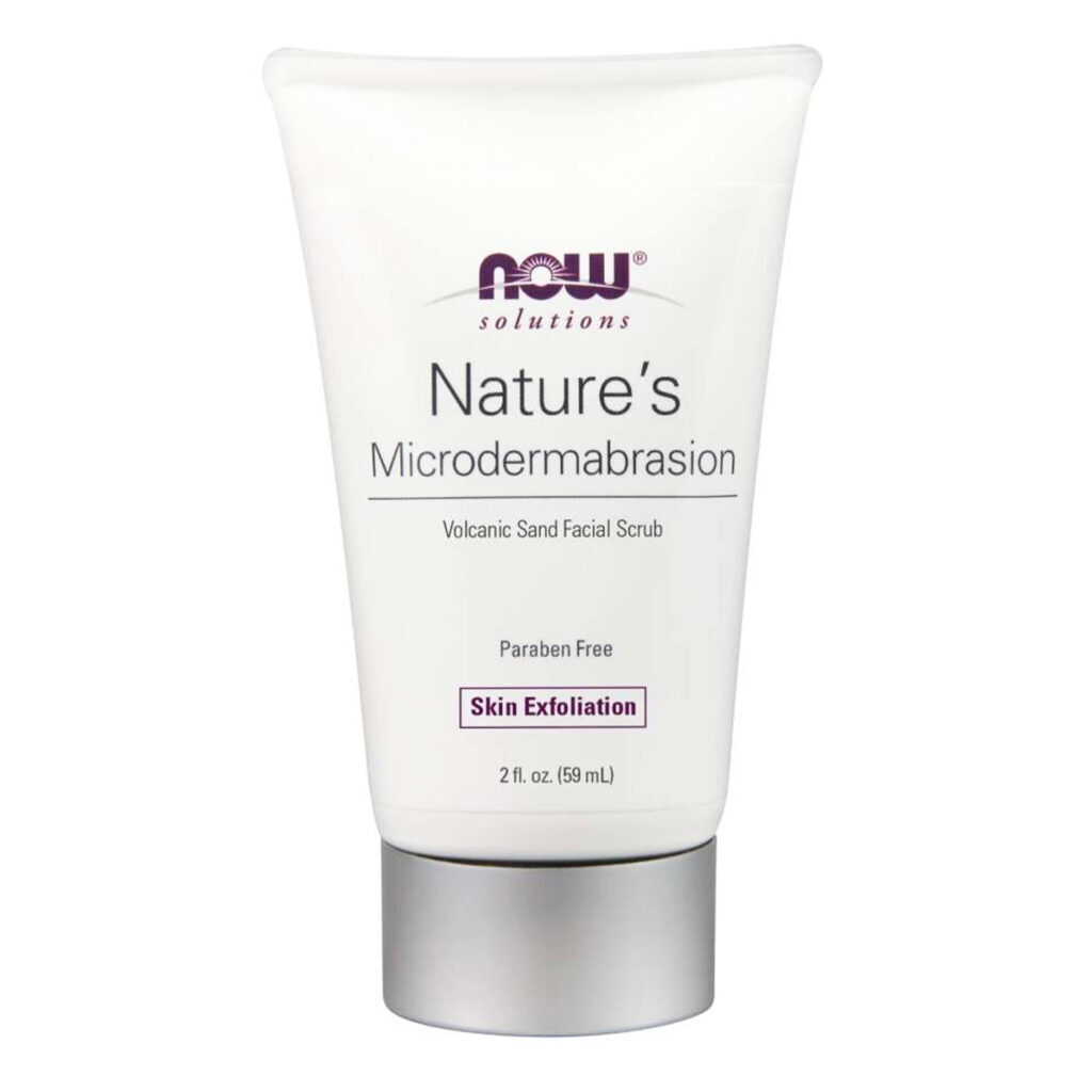 Now Foods Esfoliante Natural Microdermoabrasão Facial 59ml - Renovação Profunda da Pele
