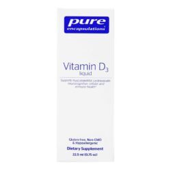 Vitamina D3 Líquida Pure EnCápsulations 22,5mL - Saúde Essencial