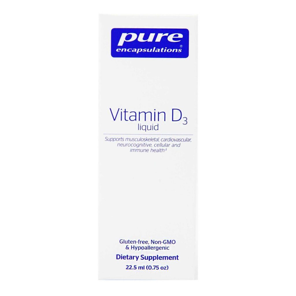 Vitamina D3 Líquida Pure EnCápsulations 22,5mL - Saúde Essencial