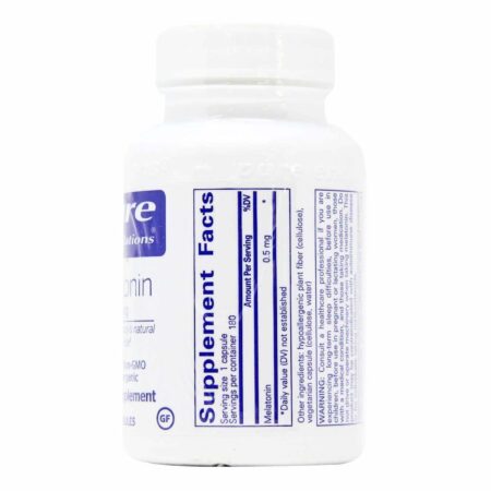 Pure EnCápsulasulations Melatonina 0,5 mg 180 Cápsulas Vegetarianas - Image 2