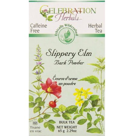 Celebration Herbals Herbal Tea, Chá de Olmo Escorregadio em Pó - 60 g