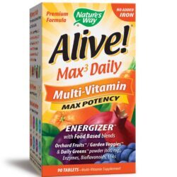 Alive! Multivitamínico Máxima Potência Sem Ferro - 90 Tabletes Nature's Way: Energia e Vitalidade para o Dia a Dia Brasileiro