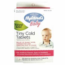 Hyland's Tabletes para Resfriado do Bebê - 125 Mini Comprimidos Solúveis