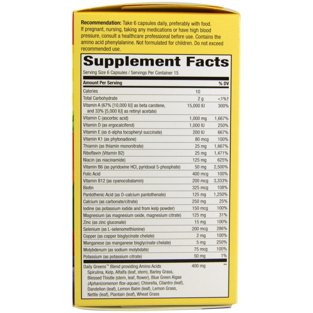 Nature's Way Alive! Multivitamínico Max Potency - 90 Cápsulas Vegetarianas | Energia e Saúde Completa - Imagem 2