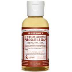 Sabonete Líquido Dr. Bronner's Eucalipto Pure Castile 59ml - Limpeza Revigorante