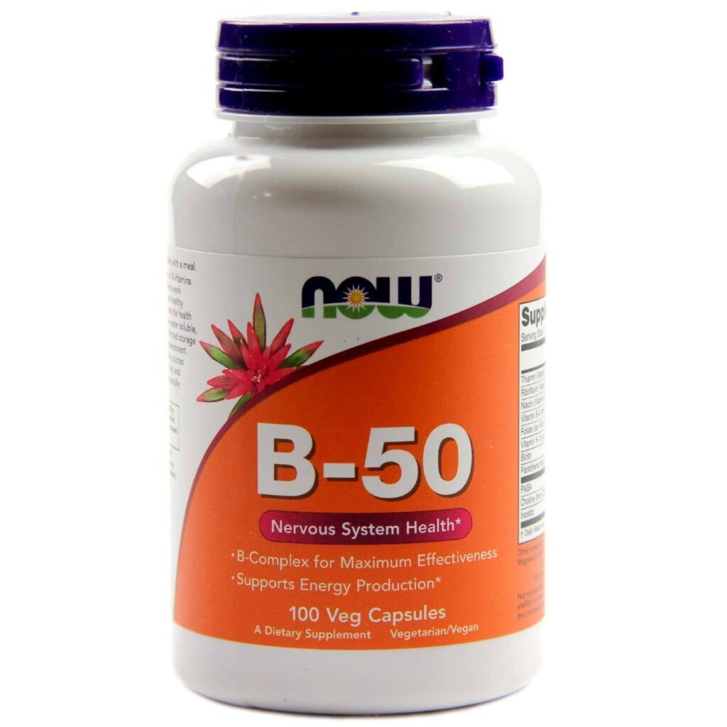 Now Foods B-50 Vitaminas Complexo B - 100 Cápsulas: Energia e Bem-Estar