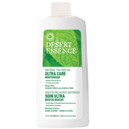 Desert Essence, Ultra Care Enxaguante Bucal de Óleo de Melaleuca - 480 ml (16 fl oz)