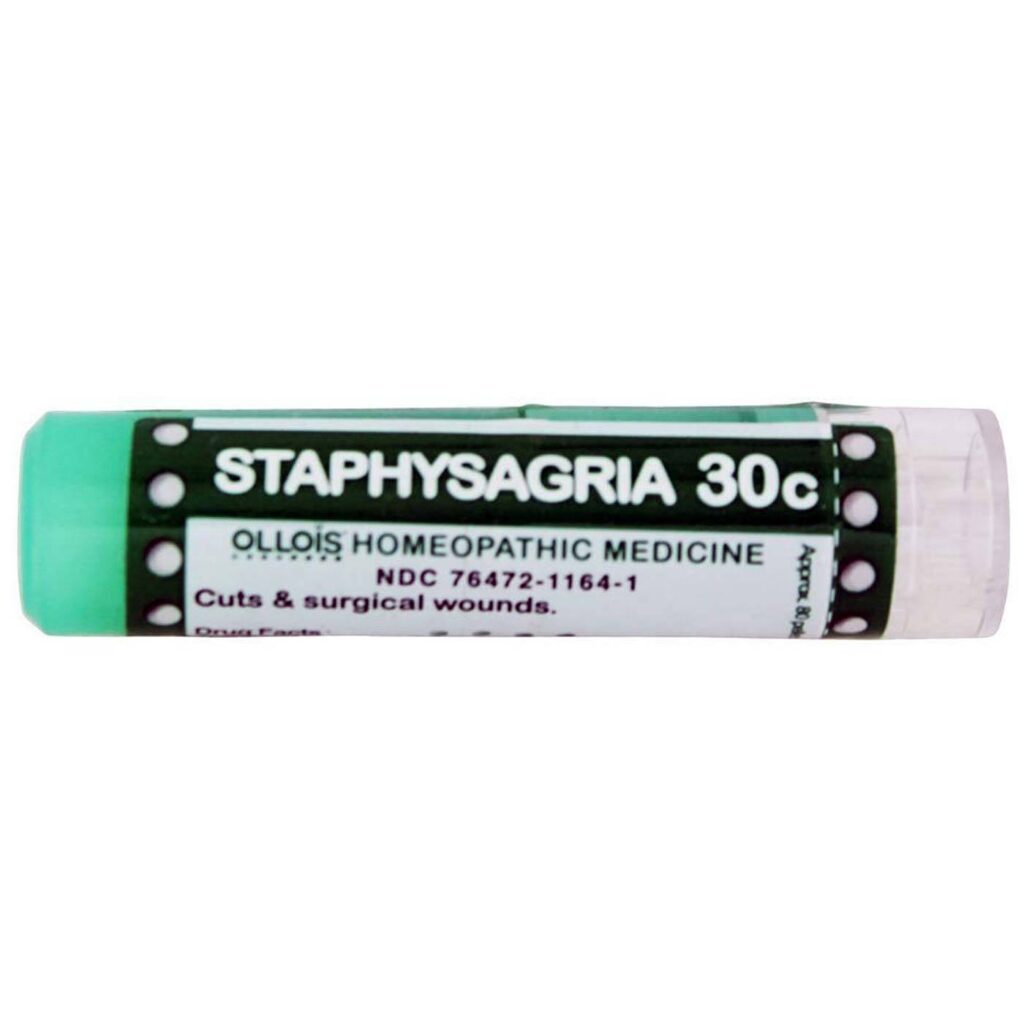 Ollois Staphysagria 30C - 80 Grânulos: Solução Homeopática para Bem-Estar
