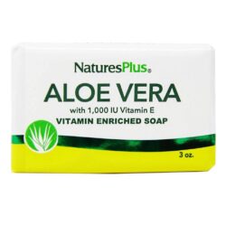 Nature's Plus Sabonete Aloe Vera Rico em Vitaminas - 85 g: Higiene e Cuidado Pós-Sol