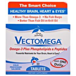 Vectomega® Terry Naturally Ômega 3 60 Comprimidos para Saúde Cardiovascular e Cerebral