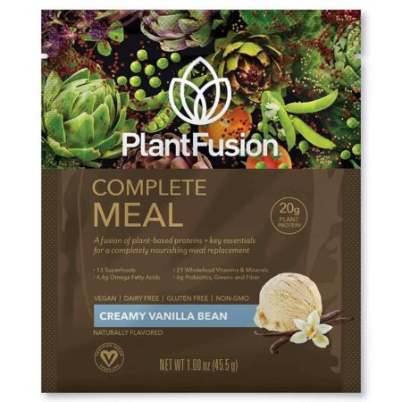 Plantfusion Proteína Completa de Plantas de Refeição - Feijão de Baunilha - 12 - Pacotes de 1,60 oz - Image 3