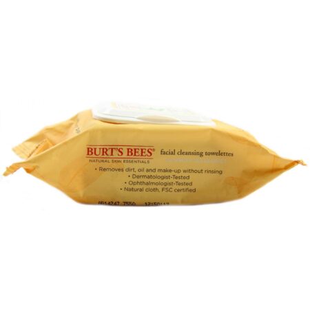 Burt's Bees, Toalhas de Limpeza Facial - 30 Toalhas - Image 2