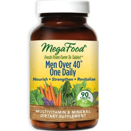 MegaFood, Multivitamínico para Homens Acima de 40 - 90 Tabletes