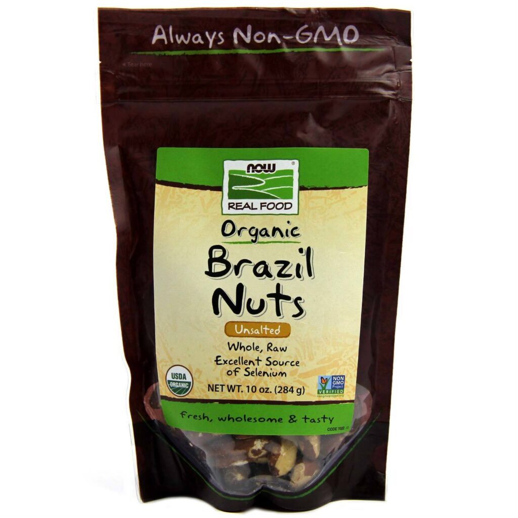 Castanha do Pará Orgânica Sem Sal Now Foods - 284g: Superalimento Rico em Selênio e Nutrientes Essenciais