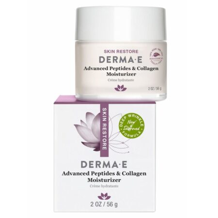 Derma E , Creme Hidratante Com Peptídeos & Colágeno Para Rugas Profundas - 56 g (2 oz)