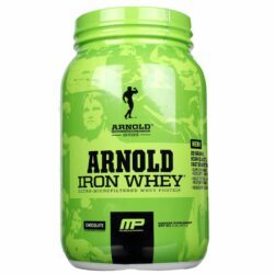 Musclepharm Arnold Iron Whey™ Chocolate 908g – Proteína Isolada e Concentrada para Massa Muscular