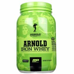Musclepharm Arnold Iron Whey™ Chocolate 908g - Proteína Isolada e Concentrada para Massa Muscular