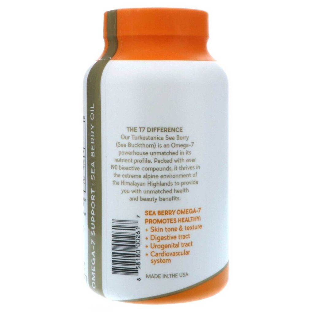 Sibu Beauty Omega-7: Suporte Essencial de Frutos do Mar - 180 Cápsulas em Gel para Vitalidade da Pele e Bem-Estar - Imagem 3
