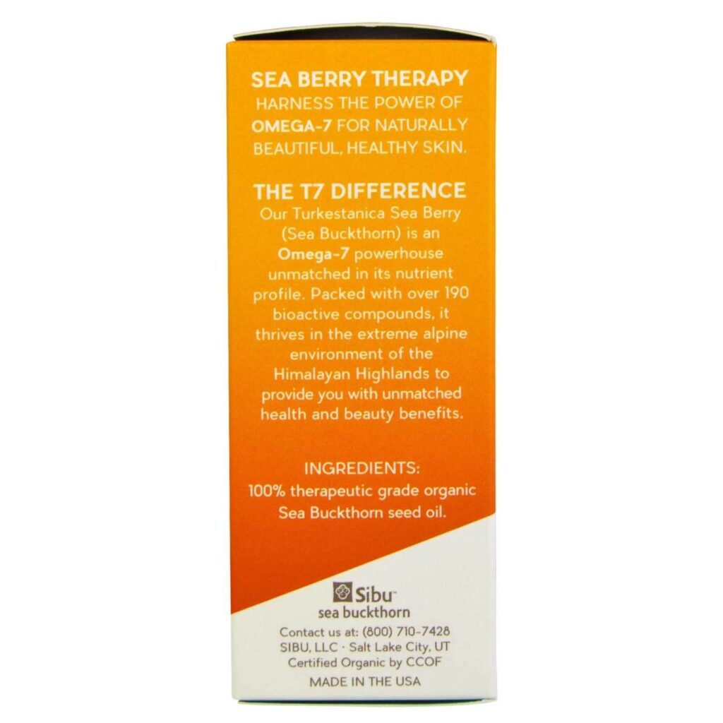 Sibu Beauty Sea Berry Seed Oil 30ml: Óleo Puro de Espinheiro Marítimo para Pele e Bem-Estar - Imagem 3