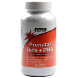 Now Foods Pré-natal + DHA - 180 Cápsulas em Gel: Nutrição Essencial para Gestantes no Brasil