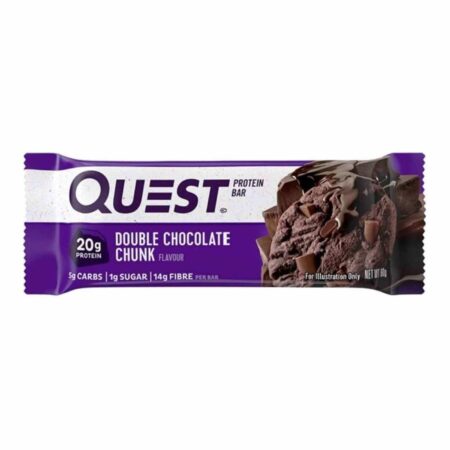 Barra de Proteína Double Chocolate Crunk Quest Nutrition 60 gr - 12 Unidades - Image 2