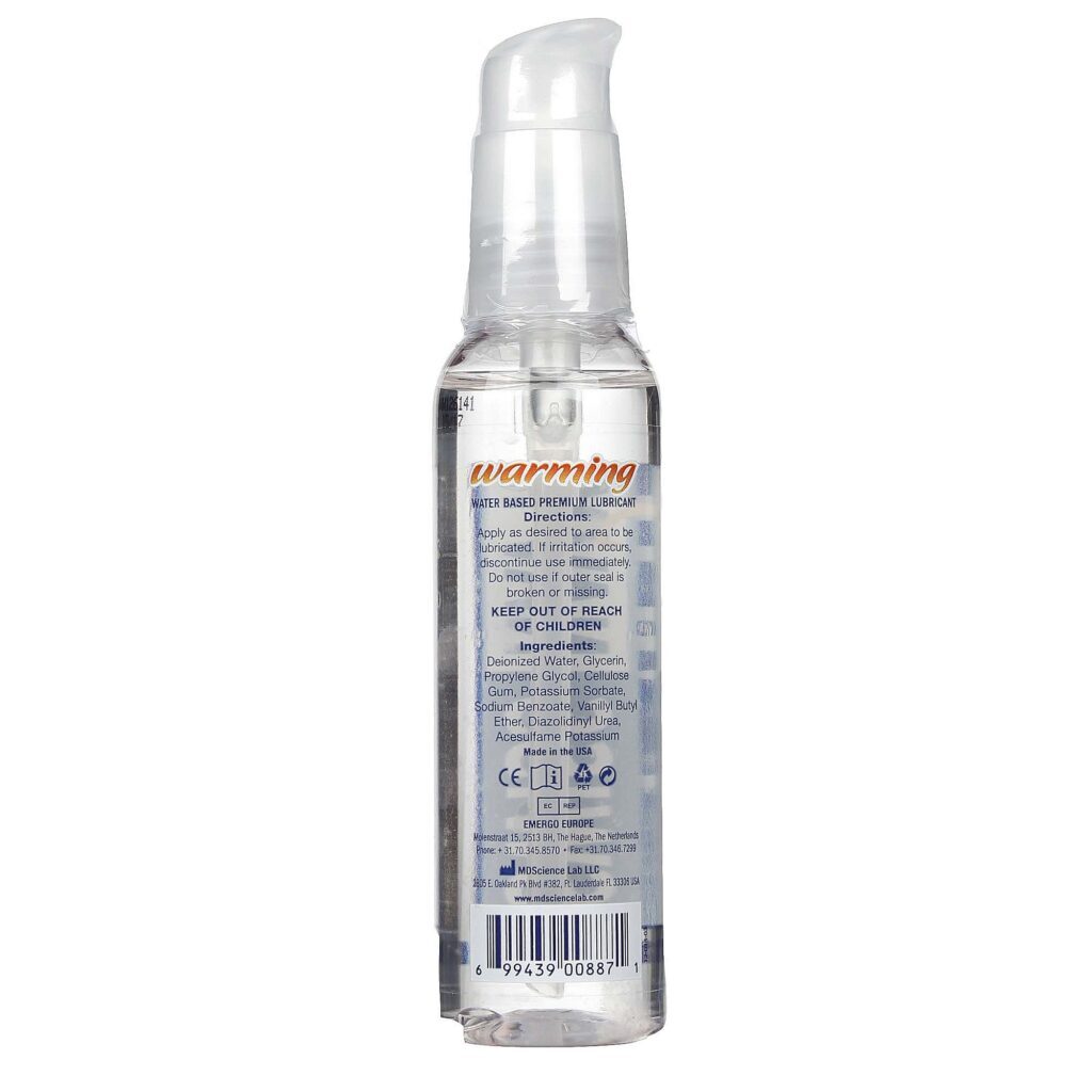 Swiss Navy Lubrificante à Base de Água Premium Aquecimento - 118 ml (4 fl oz) - Imagem 2