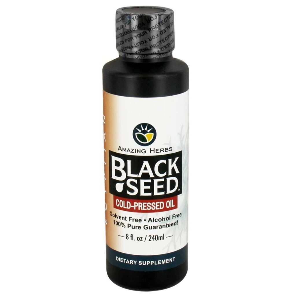 Amazing Herbs Óleo de Semente de Cominho Preto Egípcio - 240ml (8 fl oz)