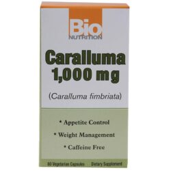 Bio Nutrition Caralluma Fungi 500mg - 60 Cápsulas Vegetarianas para Controle de Apetite
