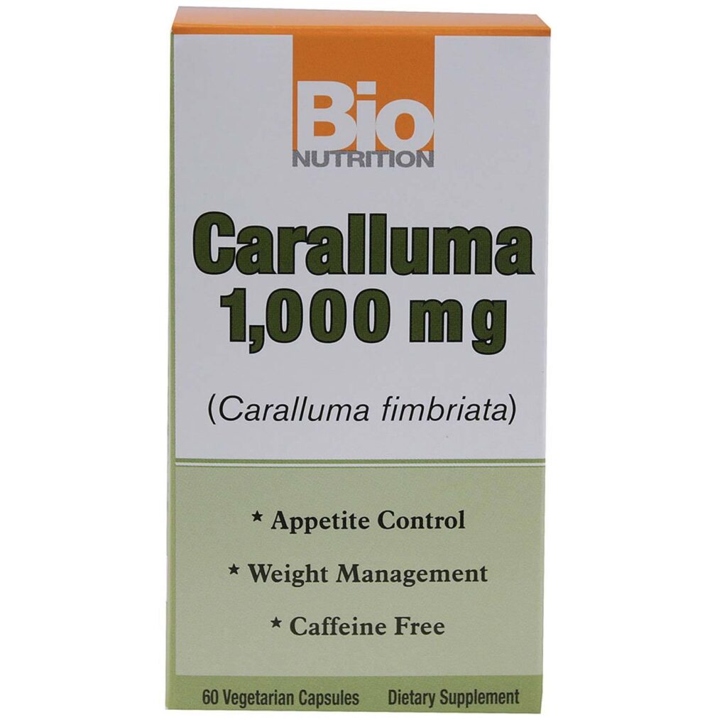 Bio Nutrition Caralluma Fungi 500mg - 60 Cápsulas Vegetarianas para Controle de Apetite