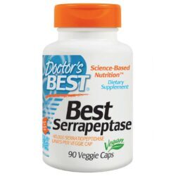 Doctor’s Best Serrapeptase 90 Cápsulas Vegetarianas – Enzima Digestiva e Anti-inflamatória