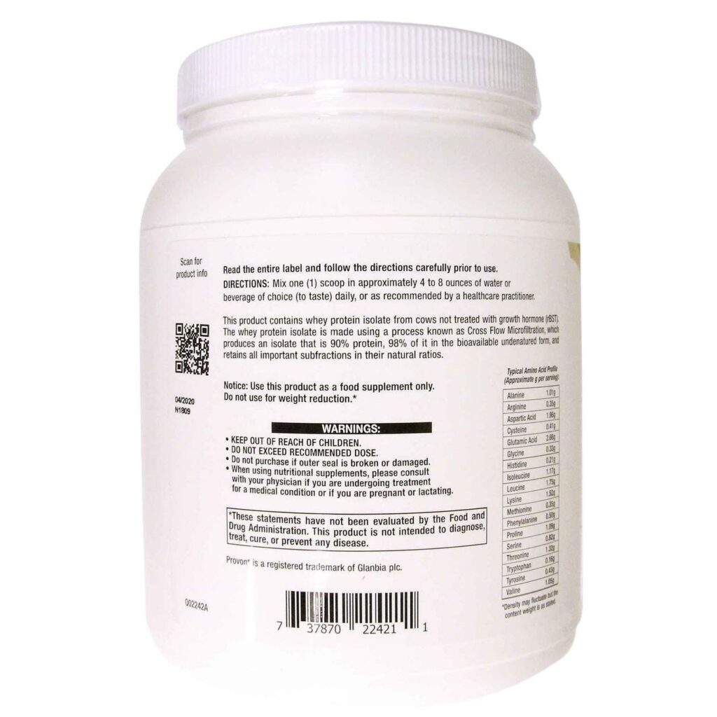 Life Extension Whey Protein Isolado Baunilha 403g - Pureza e Recuperação Muscular - Imagem 3