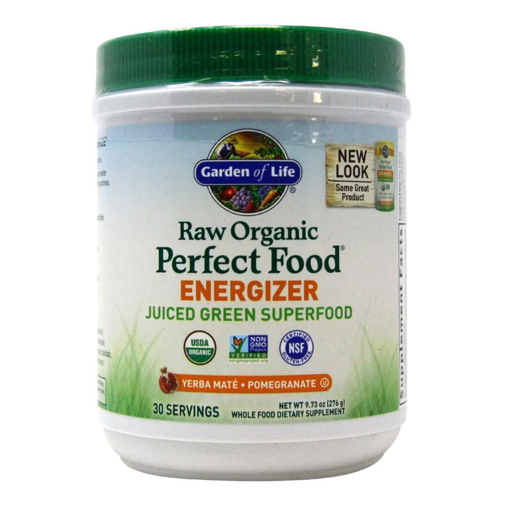 Garden of Life Alimento Perfeito Energizer - 270g: Energia Natural para o seu Dia