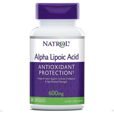 Natrol, Ácido alfa-lipóico 600 mg - 30 Cápsulas