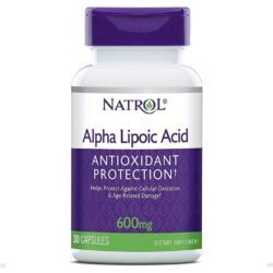 Natrol Ácido Alfa-Lipóico 600 mg - 30 Cápsulas: Potente Antioxidante para o Bem-Estar no Brasil