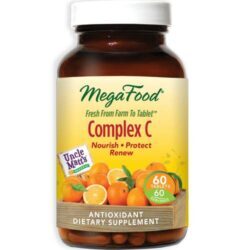 MegaFood Complexo C 60 Tabletes: Vitamina C Pura para Imunidade e Vitalidade