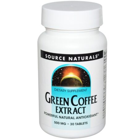 Source Naturals, Extrato de Café Verde 500 mg - 30 Comprimidos