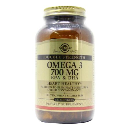 Solgar Força Dupla Omega-3 700 mg 120 Cápsulas em gel