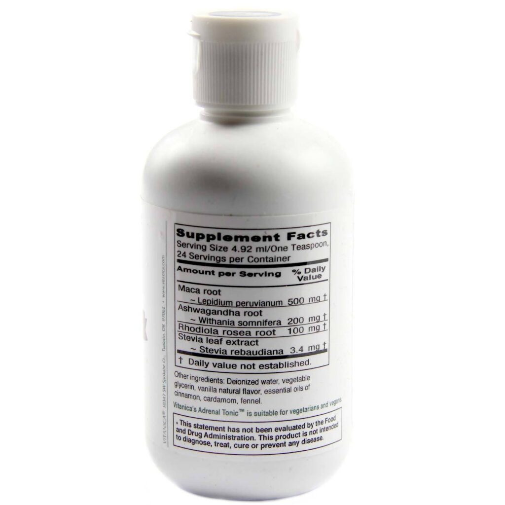 Vitanica Adrenal Tonic Especiaria Chai 118ml - Suporte para Energia e Bem-Estar - Imagem 2