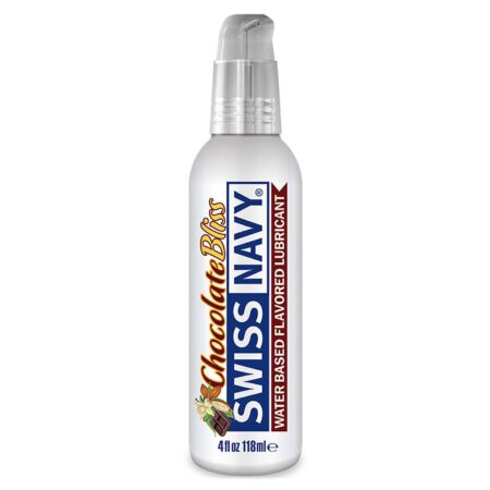 M.D. Science Lab Baseado água suíça Navy Flavored lubrificante Bliss Chocolate 4 fl oz