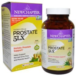New Chapter Prostate 5LX 180 Cápsulas: Saúde da Próstata e Bem-Estar Geral