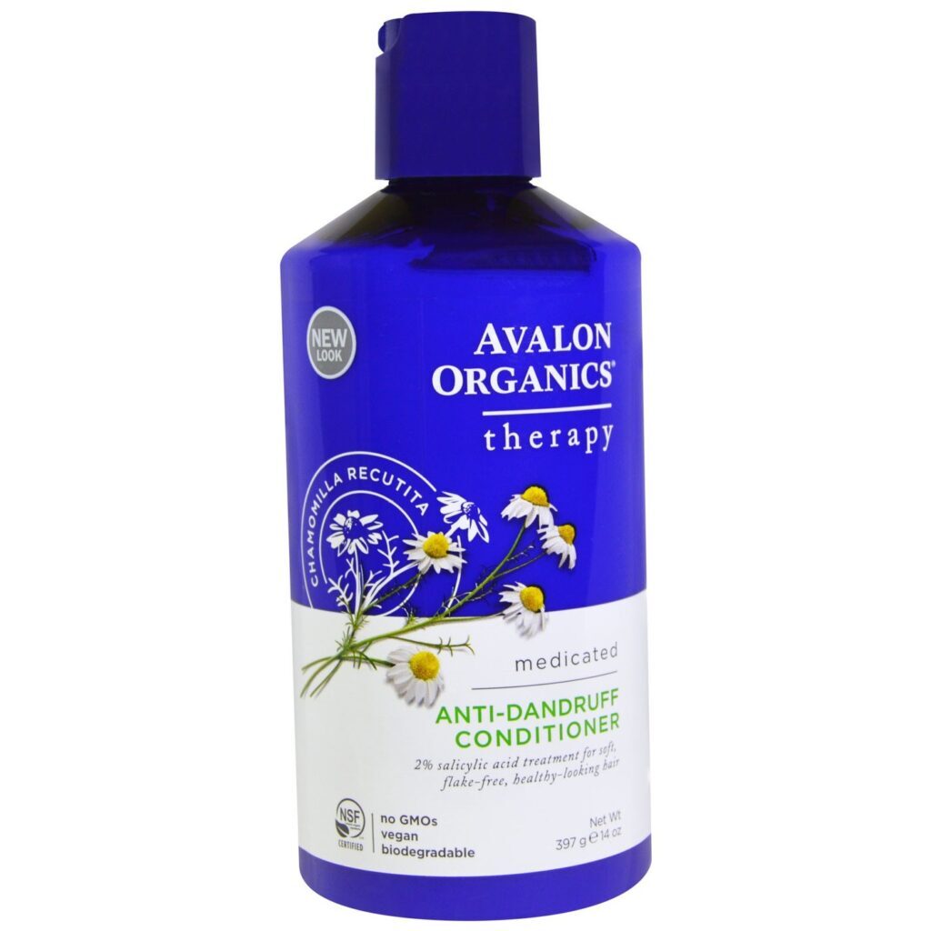 Avalon Organics Condicionador Terapia Anti-Caspa 397g (14 oz) - Cabelos Saudáveis