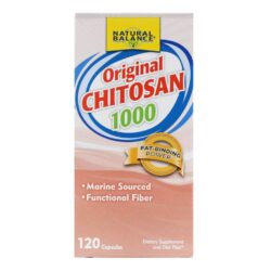 Natural Balance Quitosana - 120 Cápsulas: Controle de Peso e Saúde Intestinal