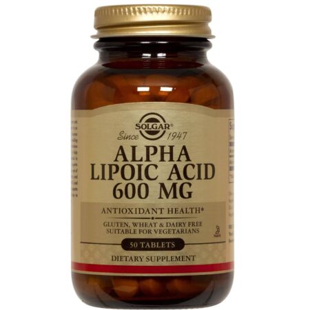 Solgar, Ácido alfa-lipóico - 600 mg - 50 Comprimidos